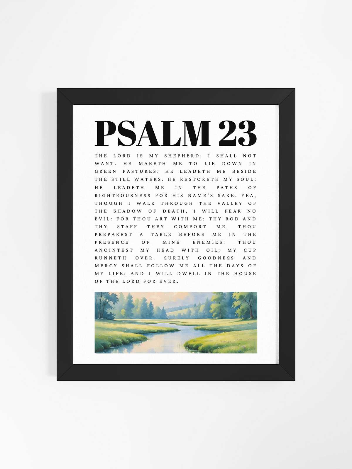 printable 23rd psalm