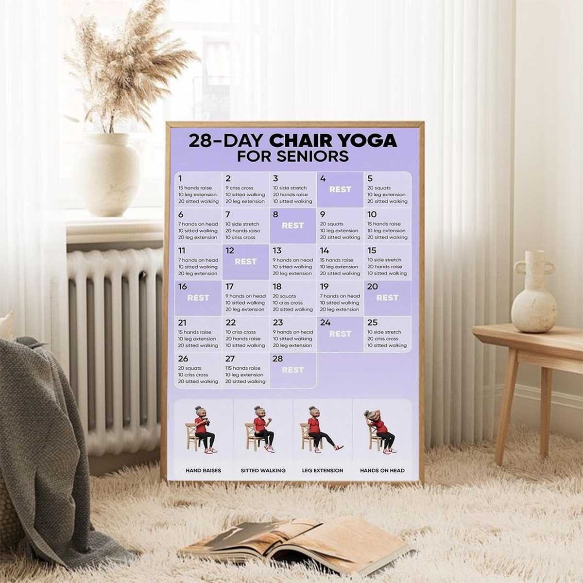 printable 28 day chair yoga printable 28 day chair yoga