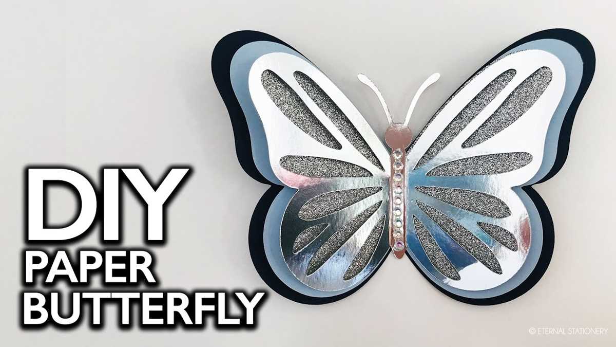 printable 3d butterfly template