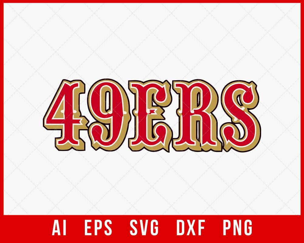 printable 49ers logo