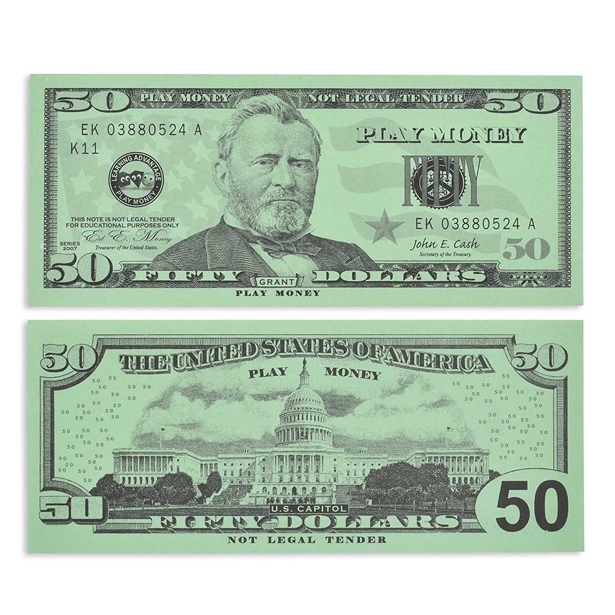 printable 50 dollar bill