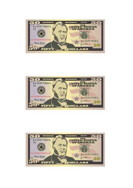 printable 50 dollar bill