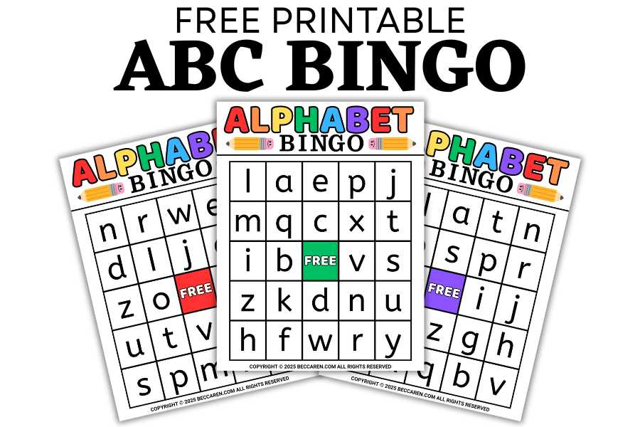 printable abc bingo printable abc bingo