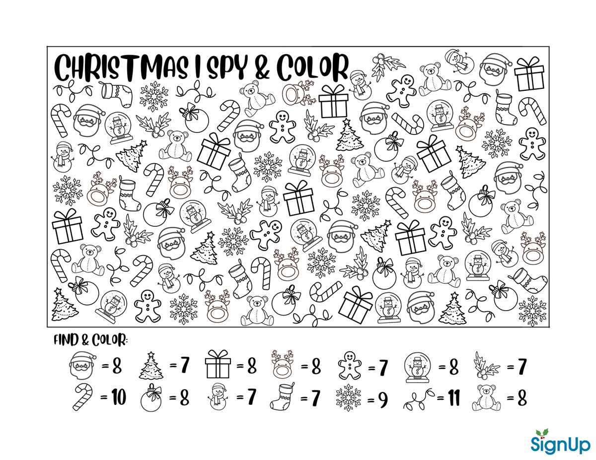 printable activities for christmas