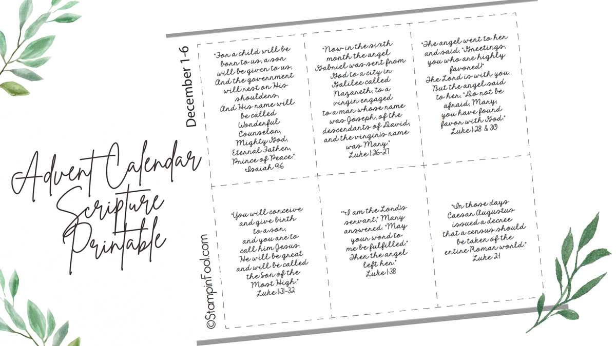 printable advent scriptures printable advent scriptures