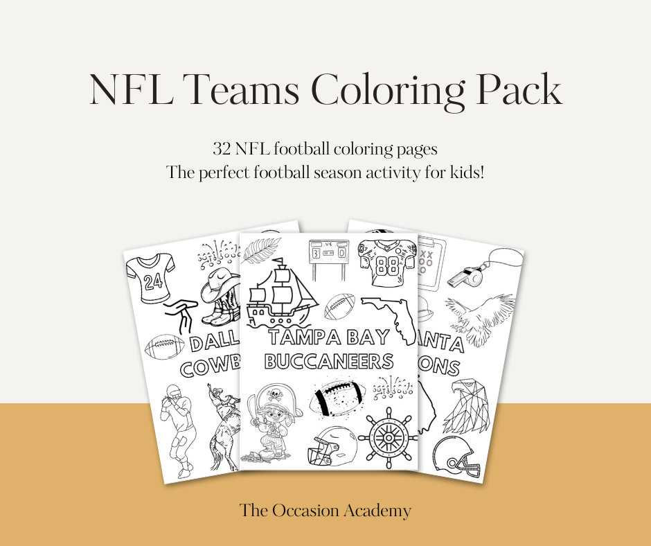 printable all nfl logos coloring pages