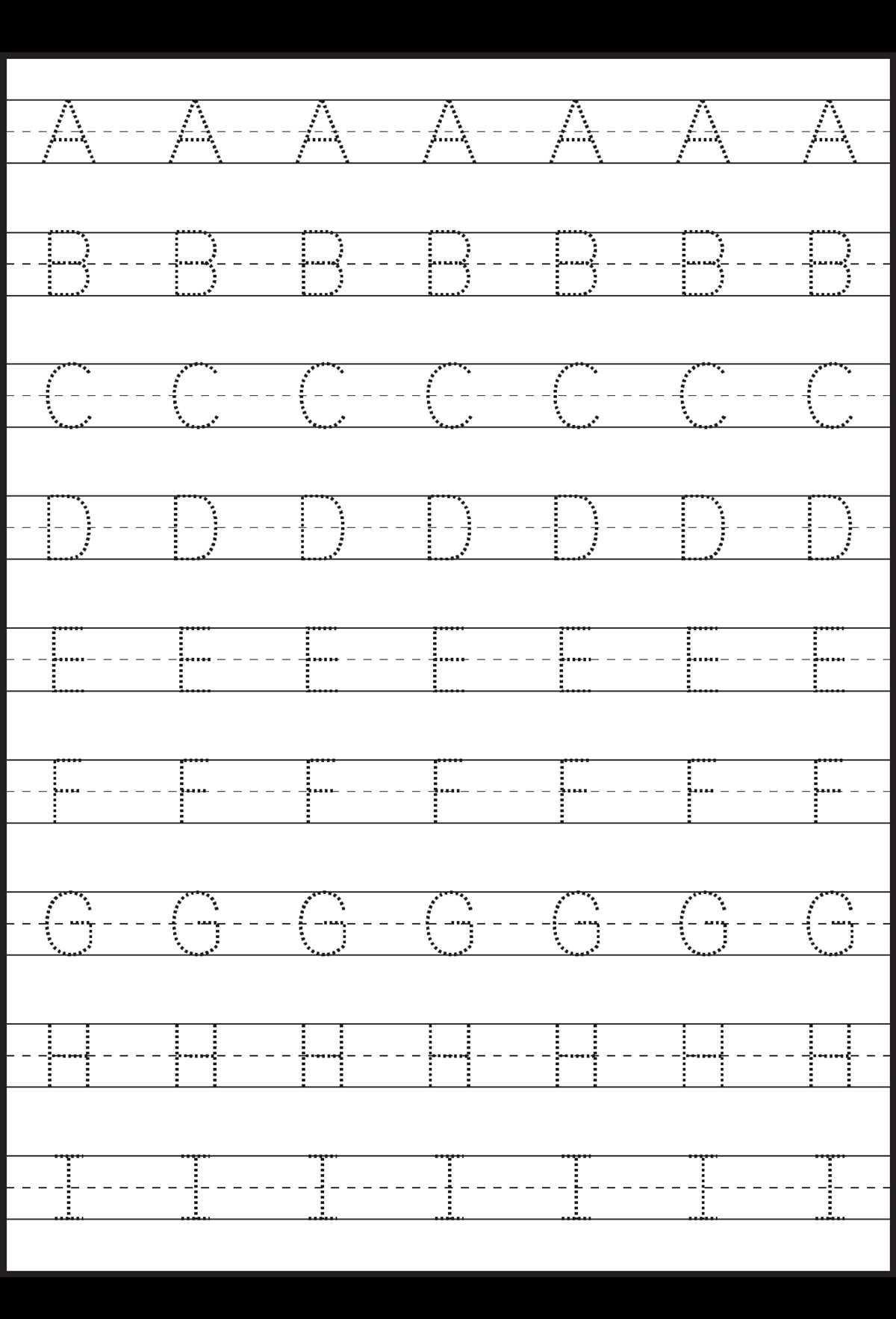 printable alphabet letters tracing printable alphabet letters tracing