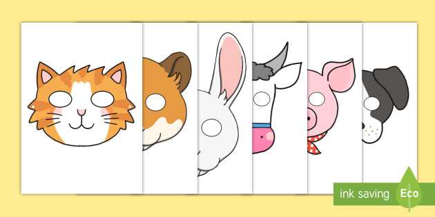 printable animal masks