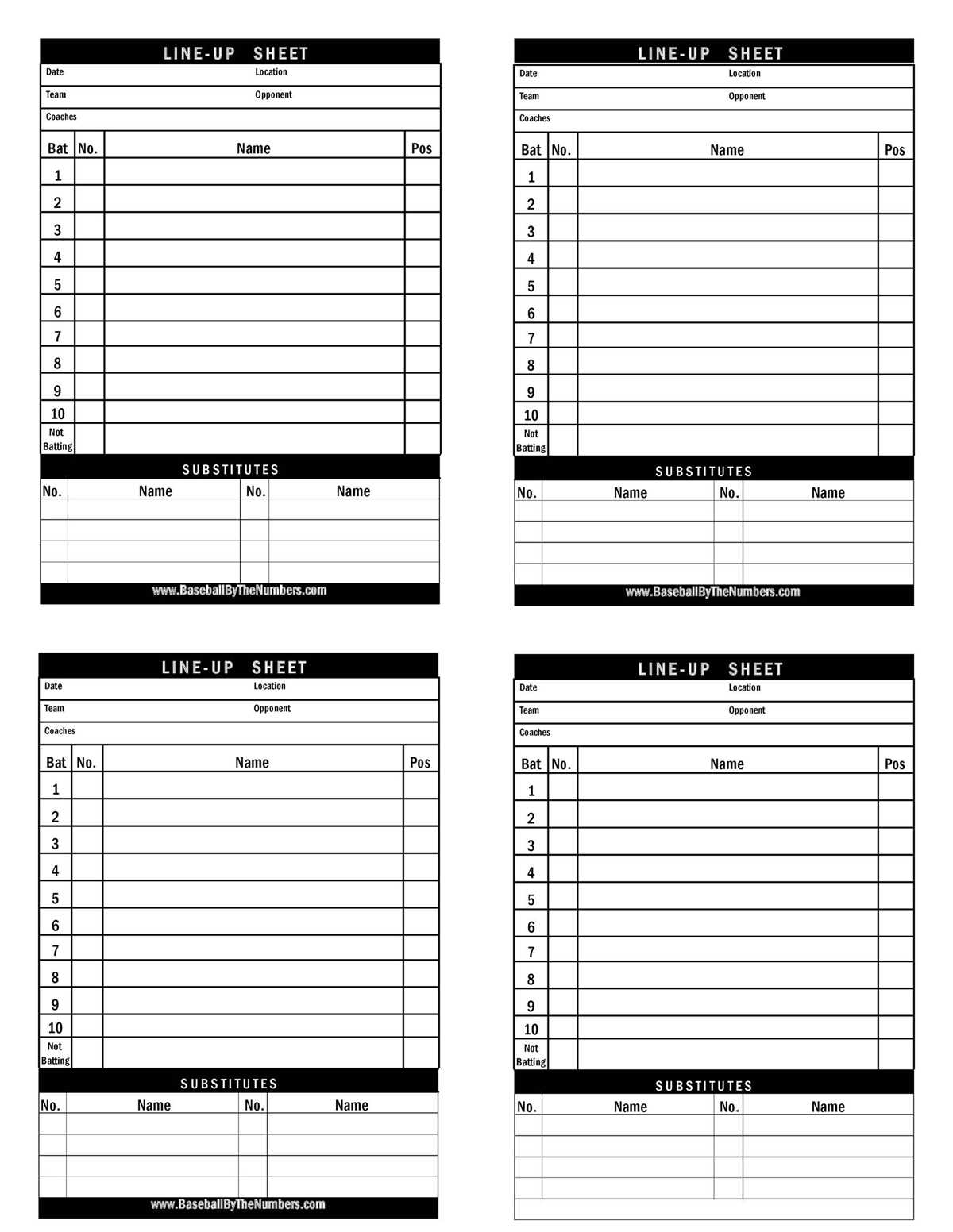 printable baseball lineup card
