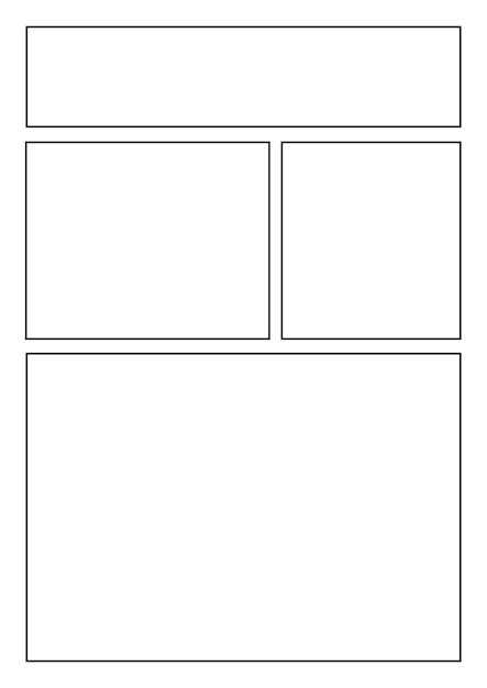 printable blank comic strips