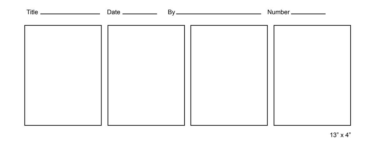 printable blank comic strips