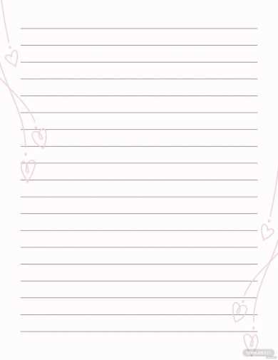 printable blank lined paper
