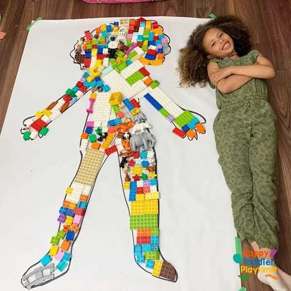 printable body parts art and craft for preschool