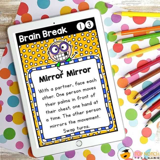 printable break cards