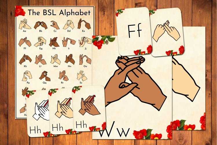 printable bsl alphabet