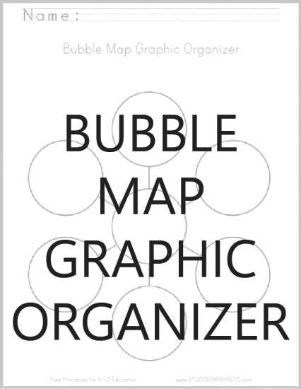 printable bubble map printable bubble map