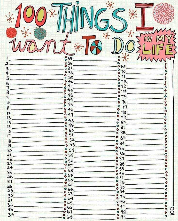 printable bucket list printable bucket list