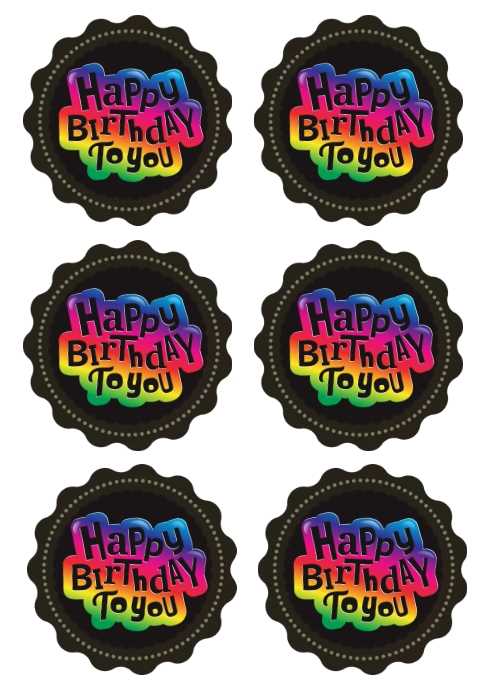 printable cake topper designs