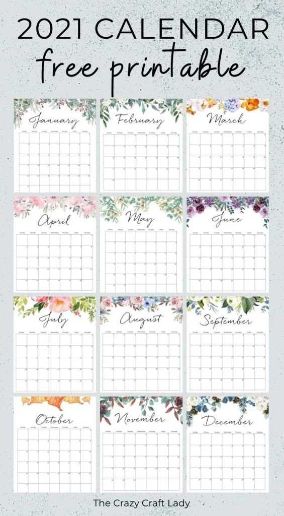 printable calendars 2021
