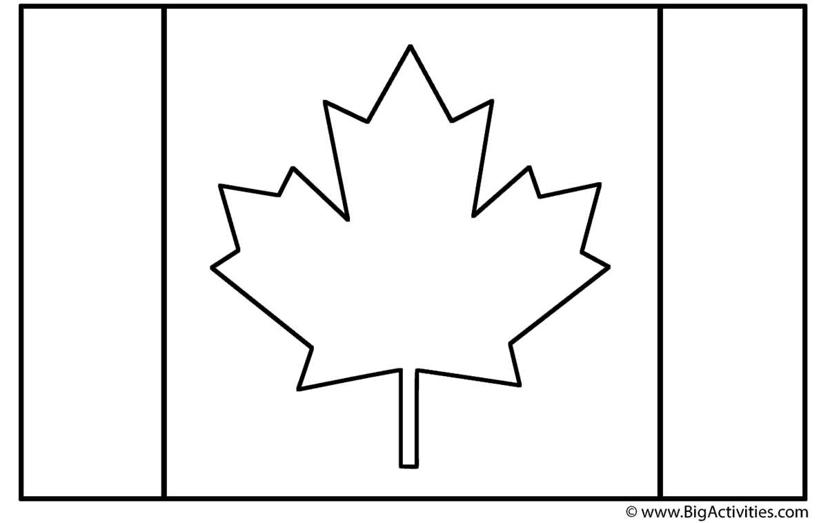 printable canada flag