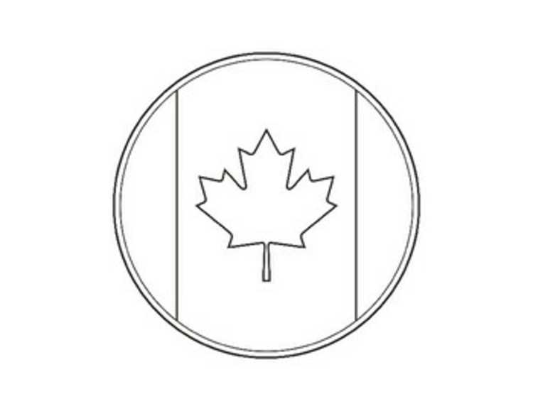 printable canada flag