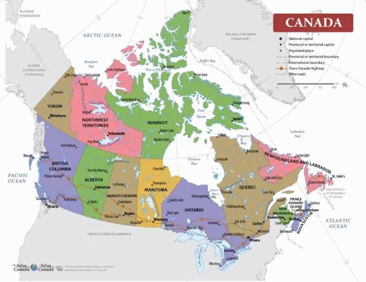 printable canada map printable canada map