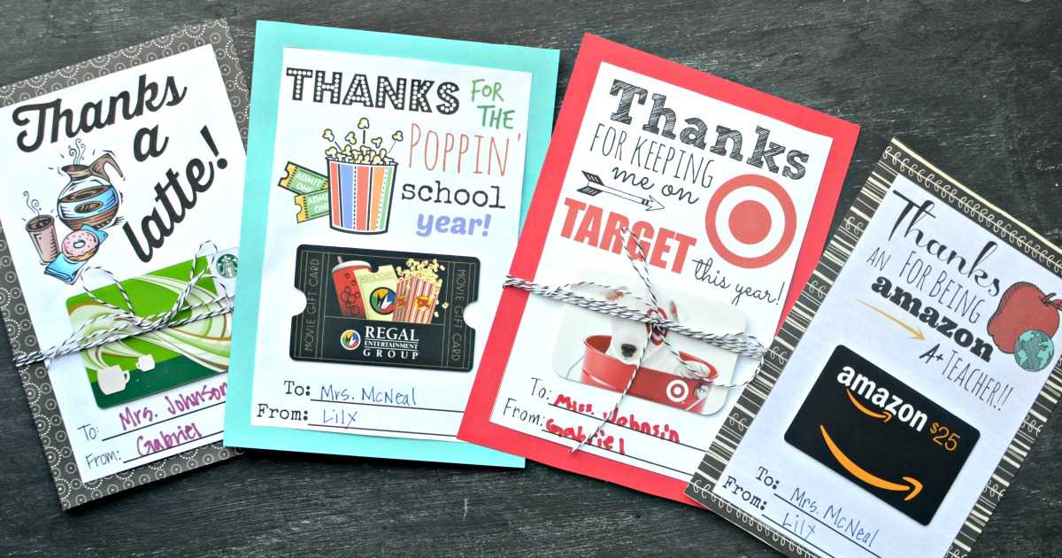 printable cards for teachers
