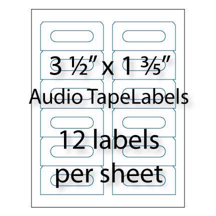 printable cassette label template