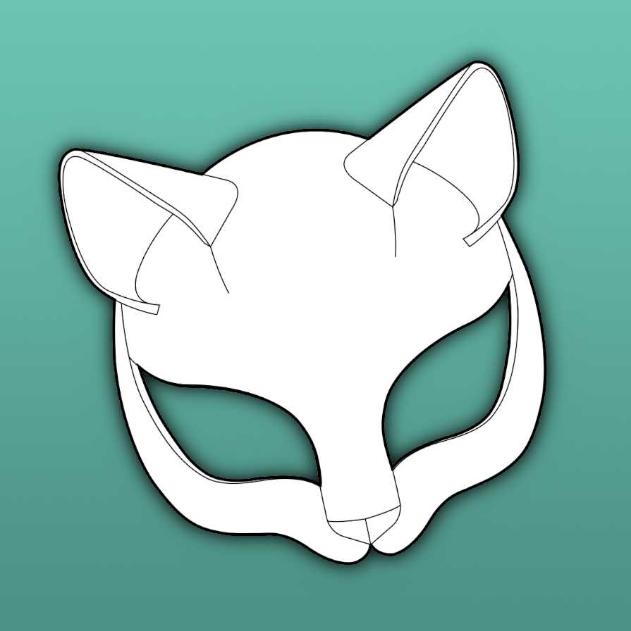printable cat mask