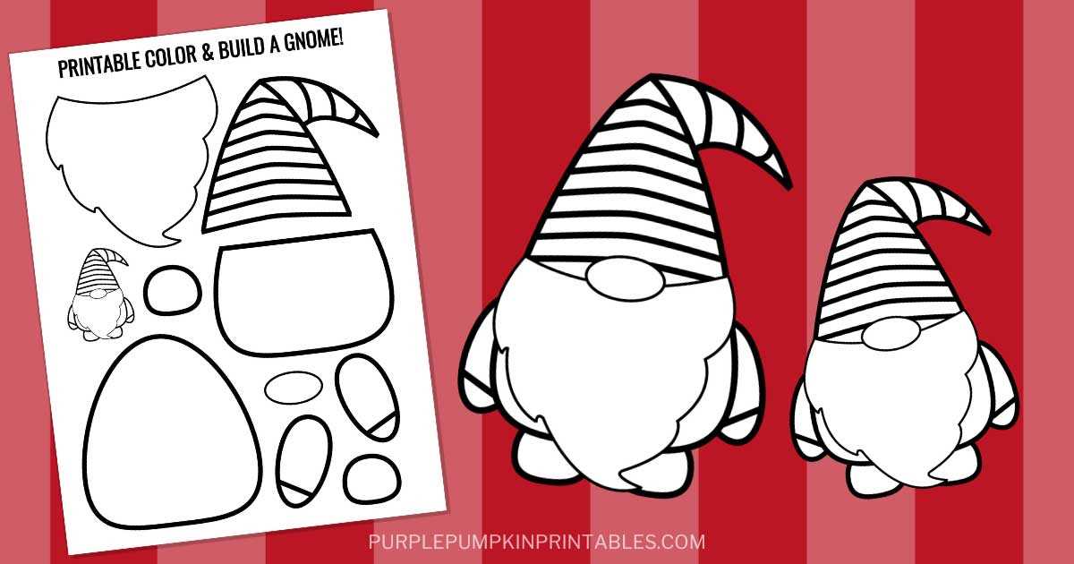 printable christmas gnomes
