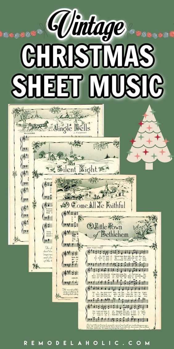 printable christmas sheet music free