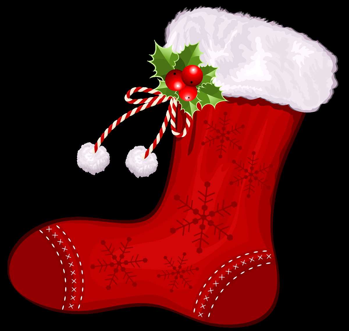 printable christmas stocking clipart