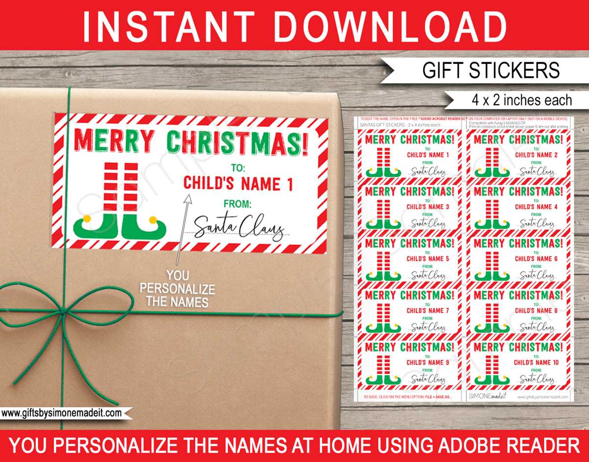 printable christmas tags for gifts free