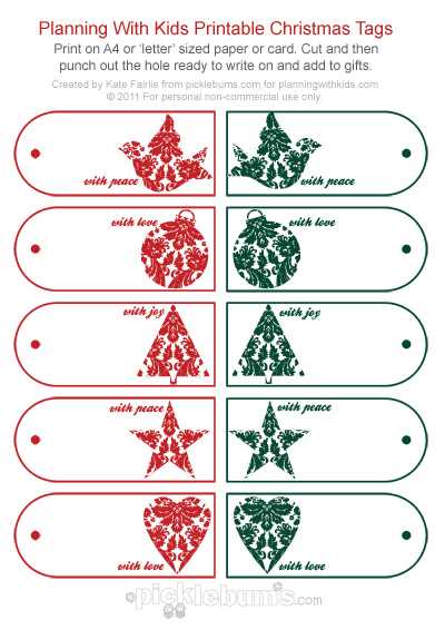 printable christmas tags for gifts free