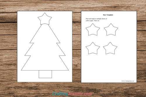 printable christmas tree template free printable christmas tree template free