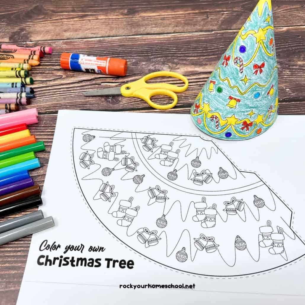 printable christmas tree template free printable christmas tree template free