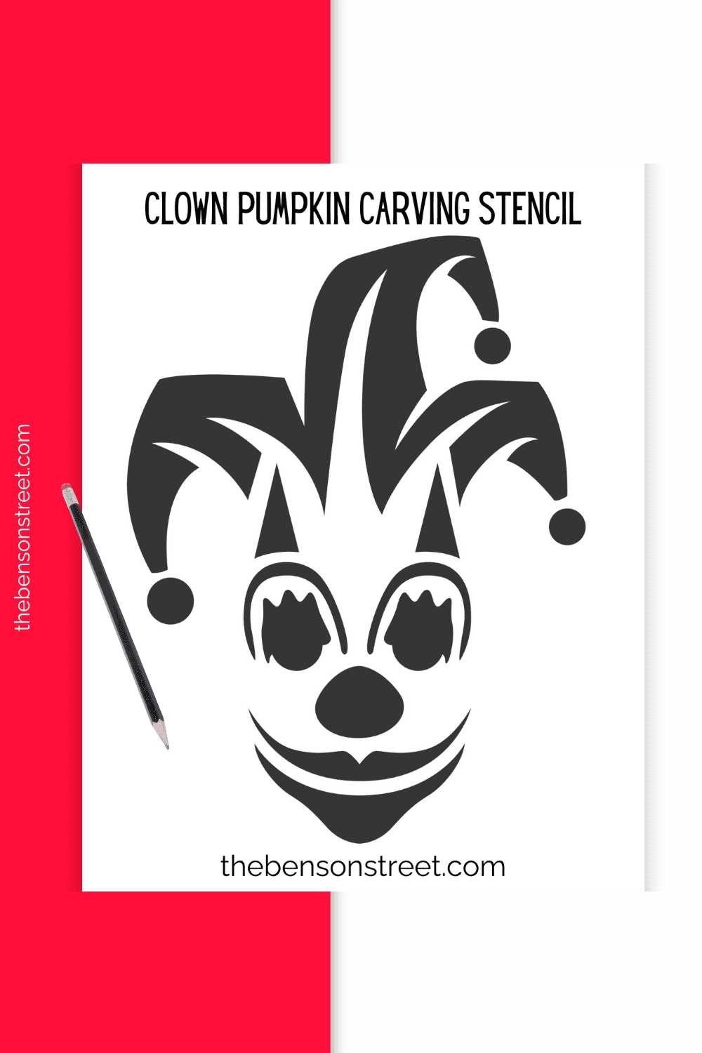 printable clown face template