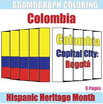 printable colombian flag