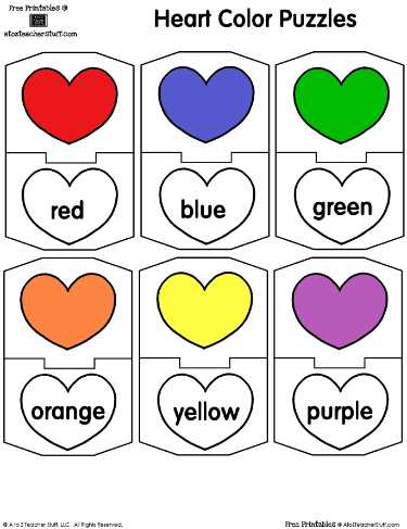 printable color words