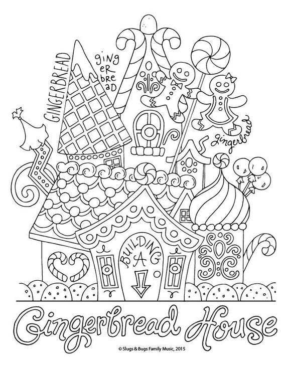 printable coloring pages house