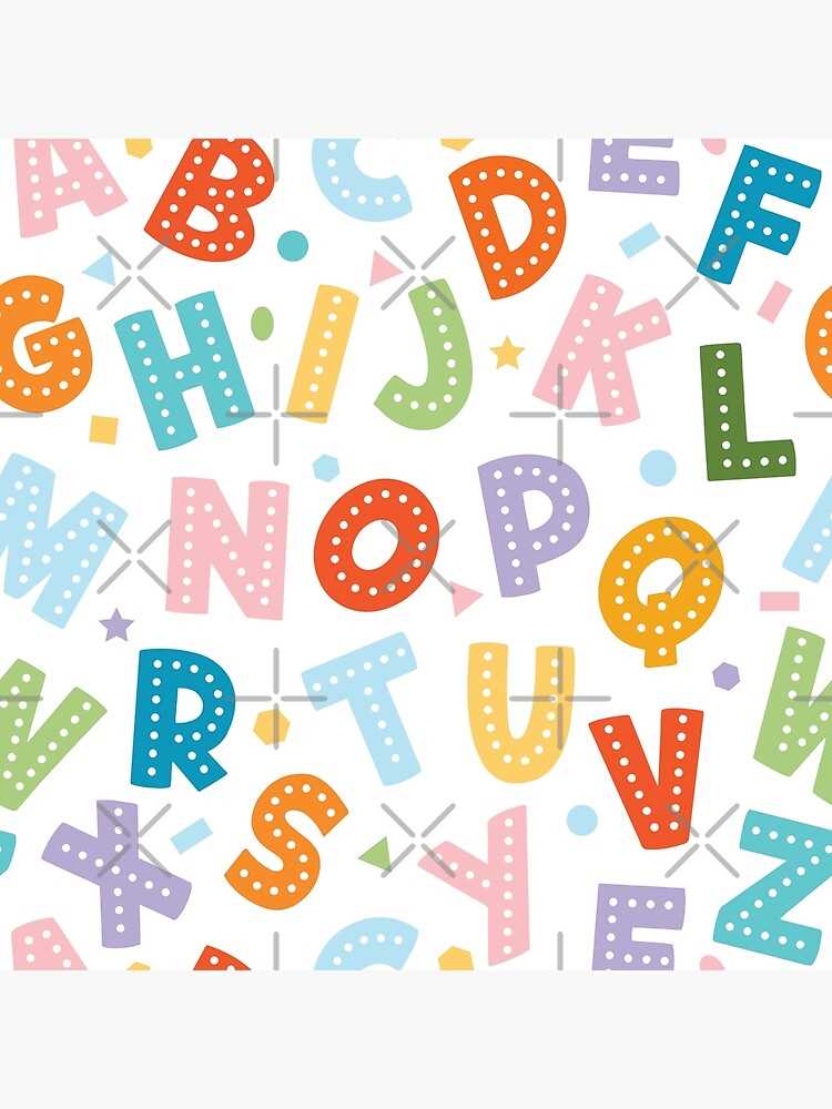 printable coloured letters