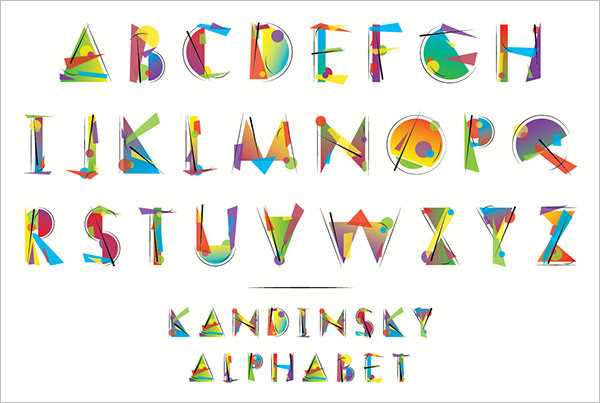 printable coloured letters