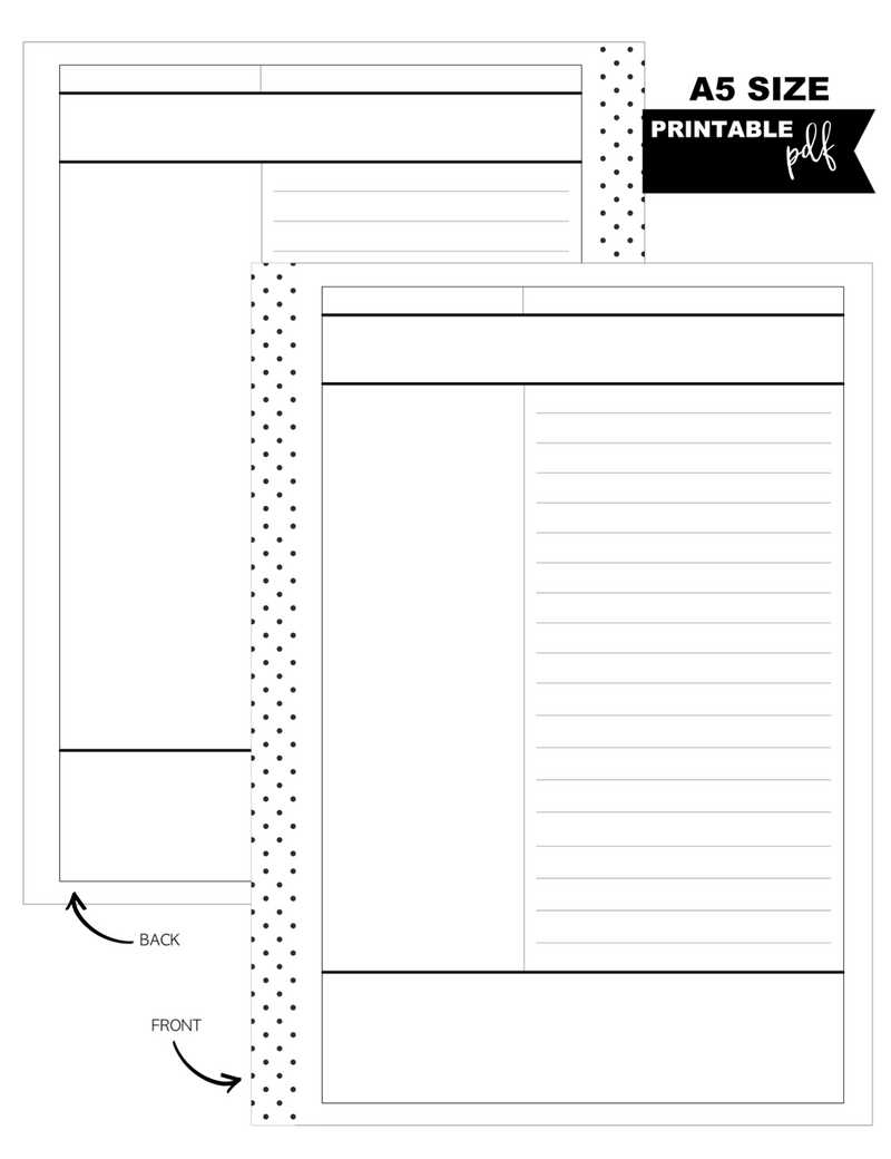 printable cornell notes template printable cornell notes template