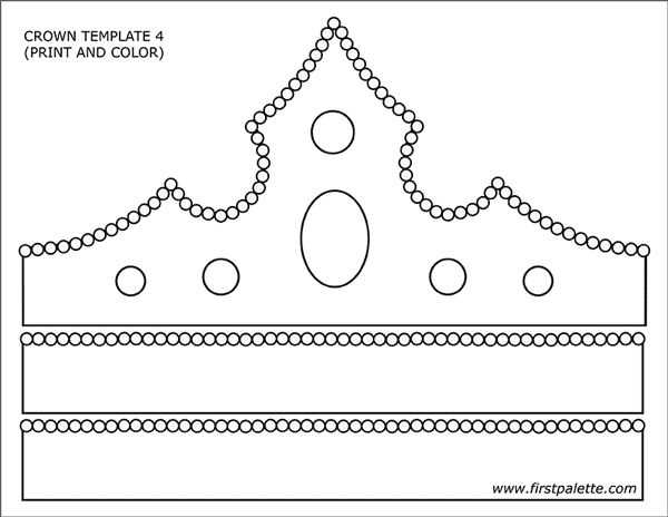 printable crown template free