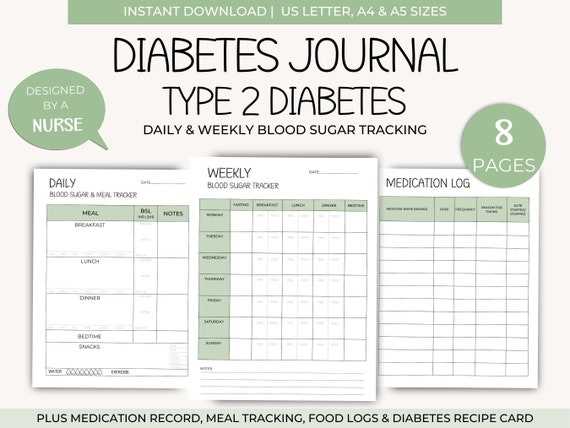 printable diabetes log