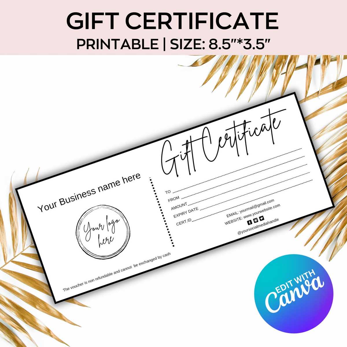 printable etsy gift card