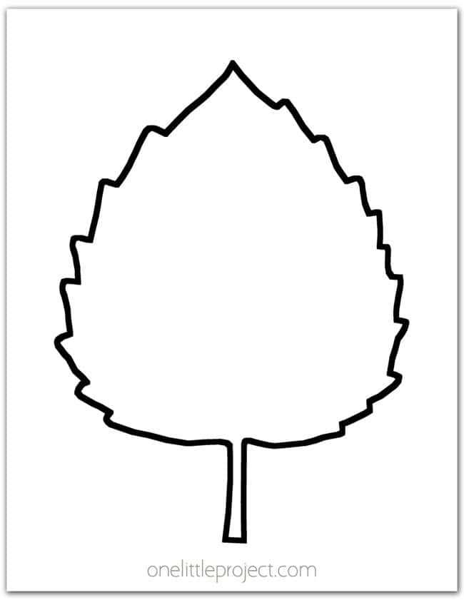 printable fall leaf templates