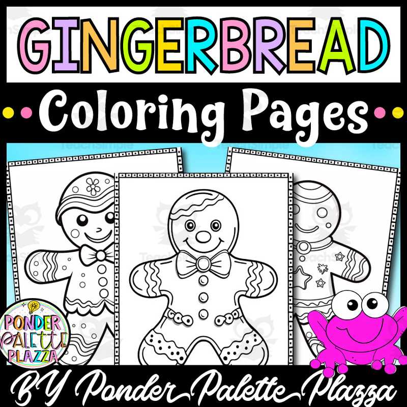 printable gingerbread coloring pages