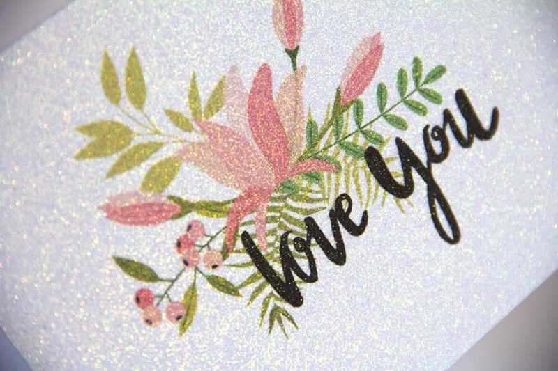 printable glitter cardstock