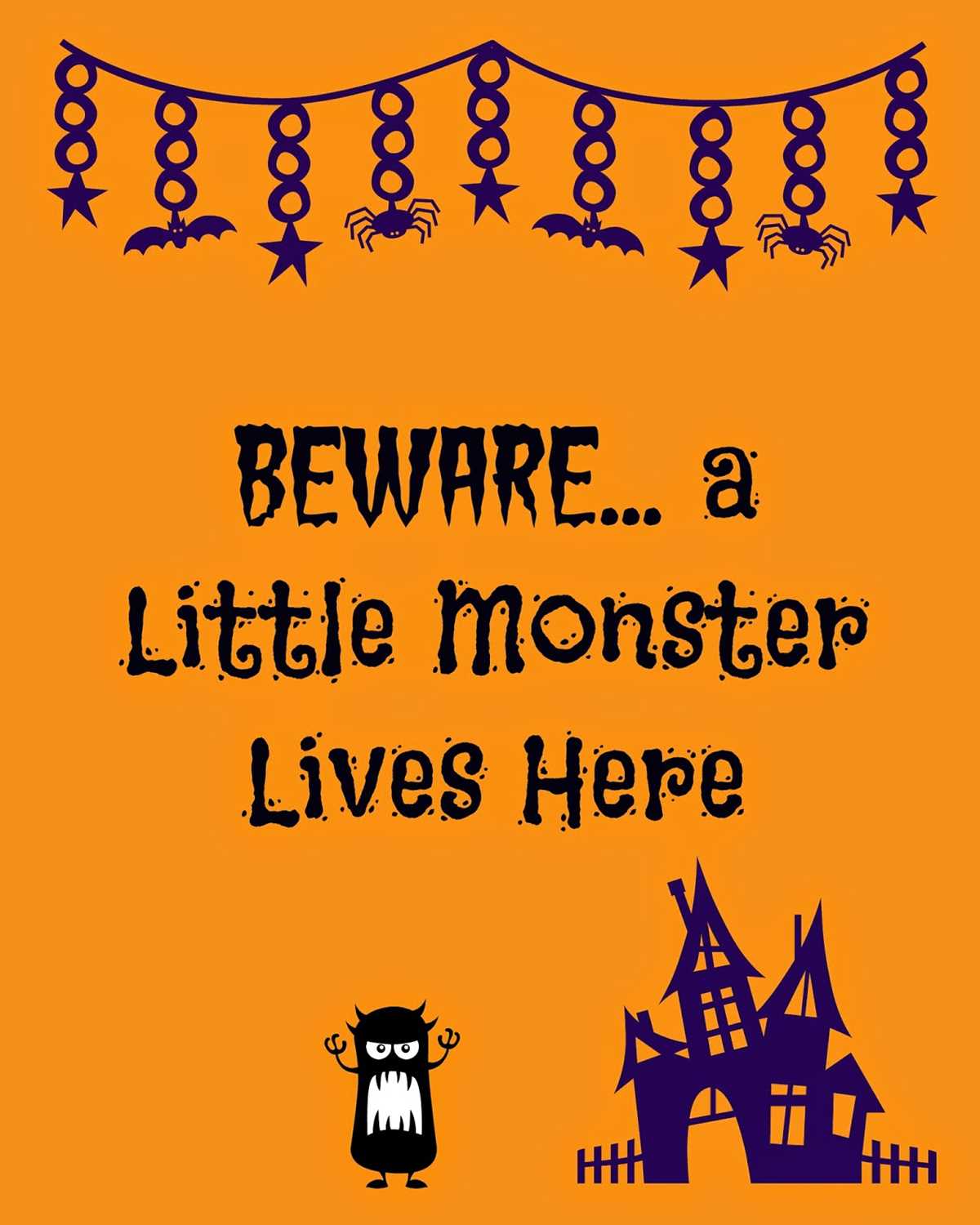 printable halloween signs free